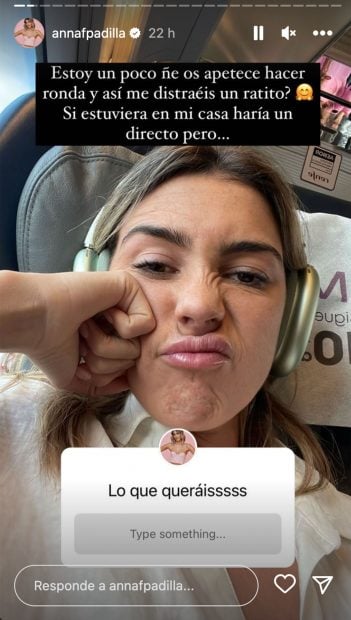 Storie de Anna Ferrer. / Instagram
