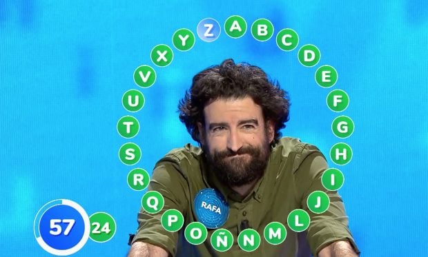 Rafa Casta&ntilde;o en 'Pasapalabra' / Antena3