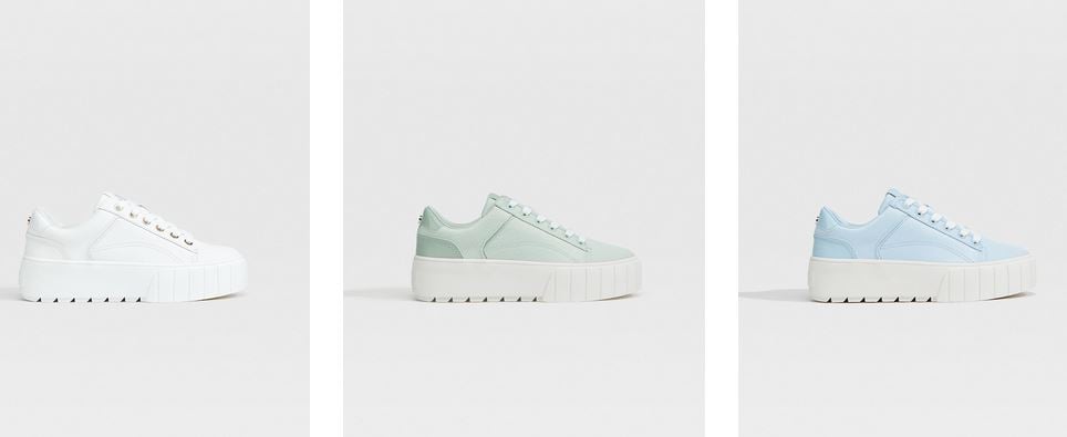 Es tiempo de zapatillas y Stradivarius tiene las que pegarán con todos tus looks