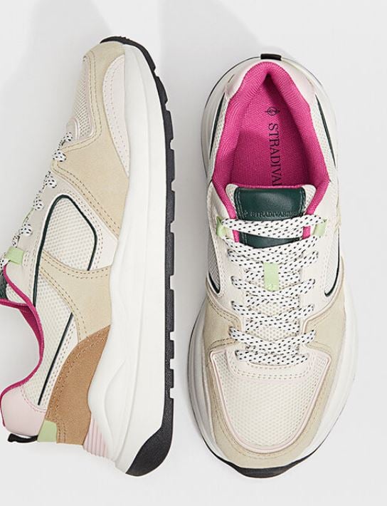 Es tiempo de zapatillas y Stradivarius tiene las que pegarán con todos tus looks