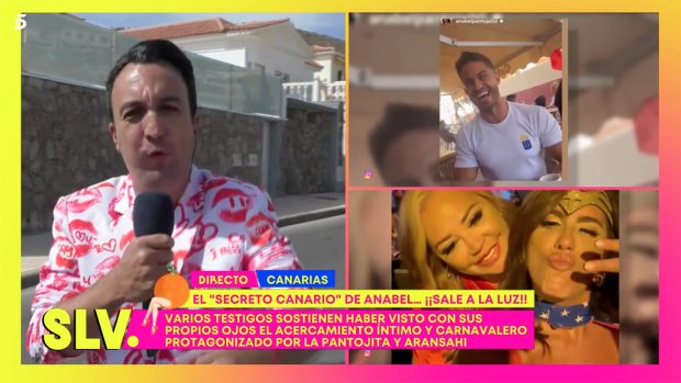 Reportero hablando en 'S&aacute;lvame'. / Telecinco