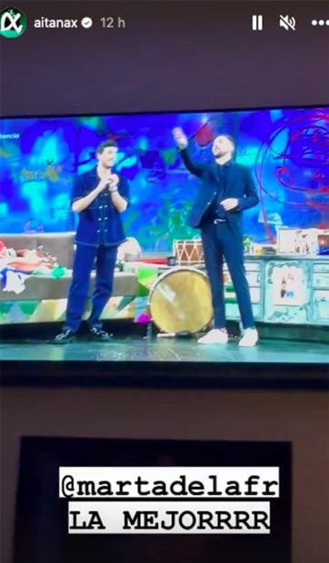 Sebasti&aacute;n Yatra en 'La Resistencia' / Instagram Aitana Oca&ntilde;a