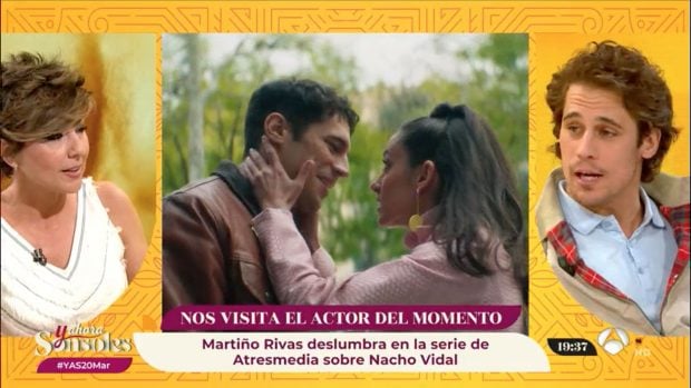 Sonsoles &Oacute;nega y Marti&ntilde;o Rivas en 'Y ahora Sonsoles'. / Antena 3