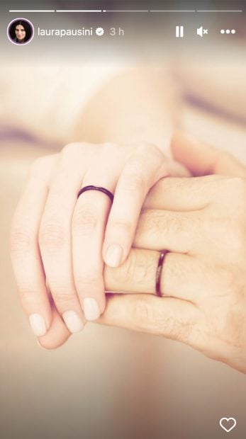 Laura Pausini en su boda / Instagram