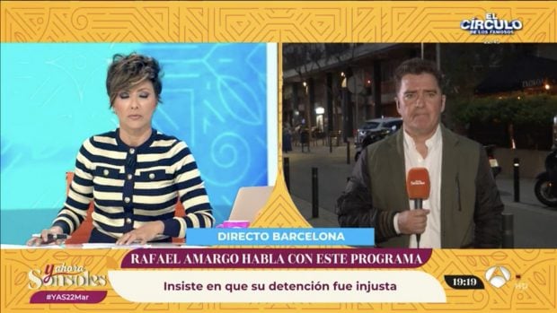 Carlos Qu&iacute;lez y Sonsoles &Oacute;nega en 'Y ahora Sonsoles'. / Antena 3