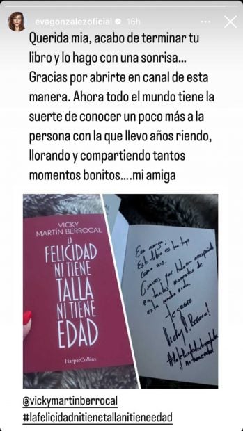 Stories de Instagram de Eva Gonz&aacute;lez / Instagram