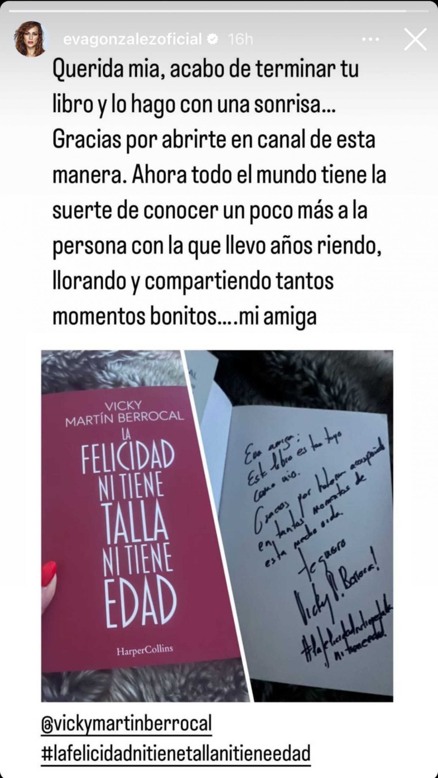 Stories de Instagram de Eva Gonz&aacute;lez / Instagram