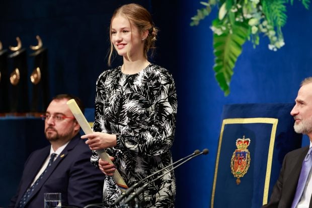 La Princesa Leonor en un acto oficial de la Casa Real / Gtres