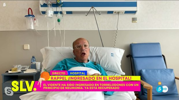 Rappel desde el hospital en una intervenci&oacute;n para 'S&aacute;lvame'. / Telecinco