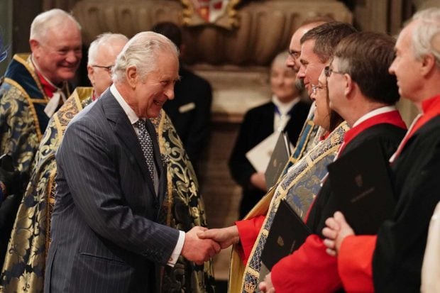 El Rey Carlos III en un acto oficial / Gtres