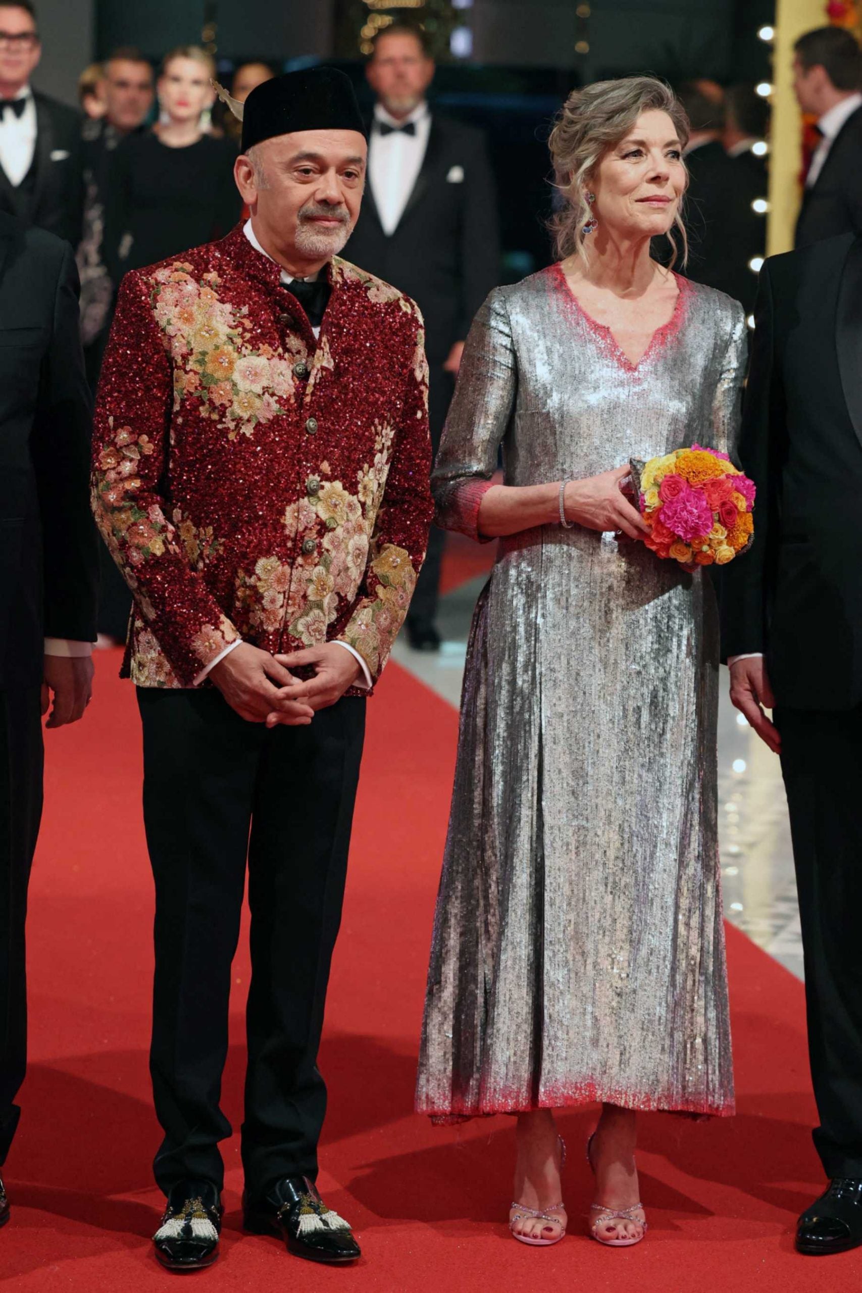 Christian Louboutin y la princesa Carolina de Hannover asisten al Baile de la Rosa en Montecarlo / Gtres