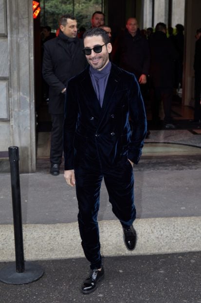 Miguel &Aacute;ngel Silvestre en la Fashion Week de Mil&aacute;n / Gtres