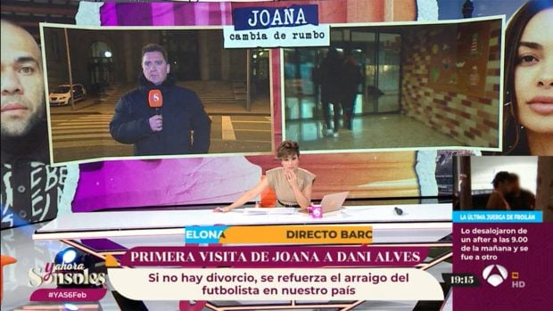 Sonsoles &Oacute;nega en el plat&oacute; de 'Y ahora Sonsoles'. / Antena 3