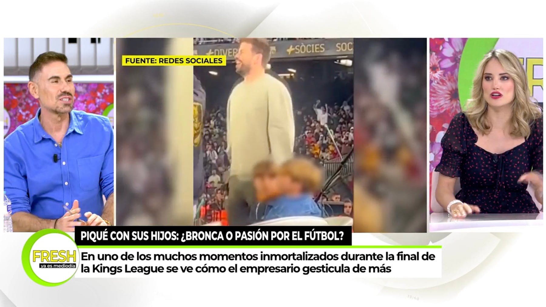 Alba Carrillo en el plató de ‘Ya es mediodía’. / Telecinco