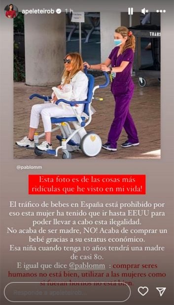 Ana Peleteiro opina sobre la maternidad de Ana Obreg&oacute;n / Redes sociales