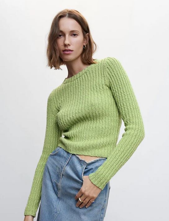Este jersey de Mango es perfecto para este tiempo que nos vuelve locos