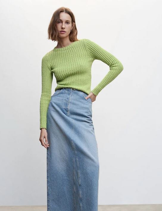 Este jersey de Mango es perfecto para este tiempo que nos vuelve locos