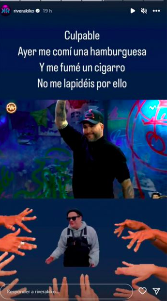 Kiko Rivera se declara "culpable" al comerse una hamburguesa / Redes sociales