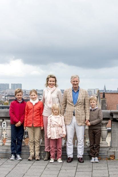 Los Reyes de Bélgica y sus hijos en Bruselas / Gtres