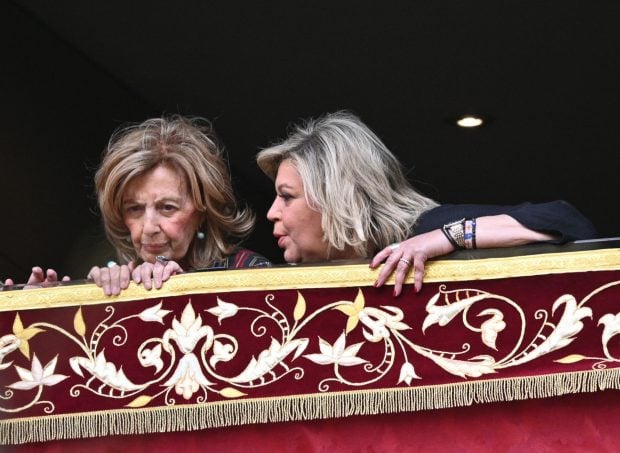 Mar&iacute;a Teresa Campos, en la Semana Santa de M&aacute;laga