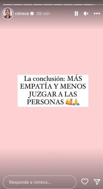 Roc&iacute;o Flores a favor de Ana Obreg&oacute;n / Instagram