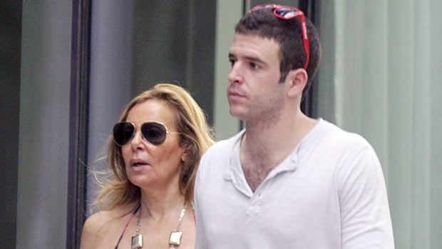 Ana Obreg&oacute;n y Aless Lequio paseando. / Gtres