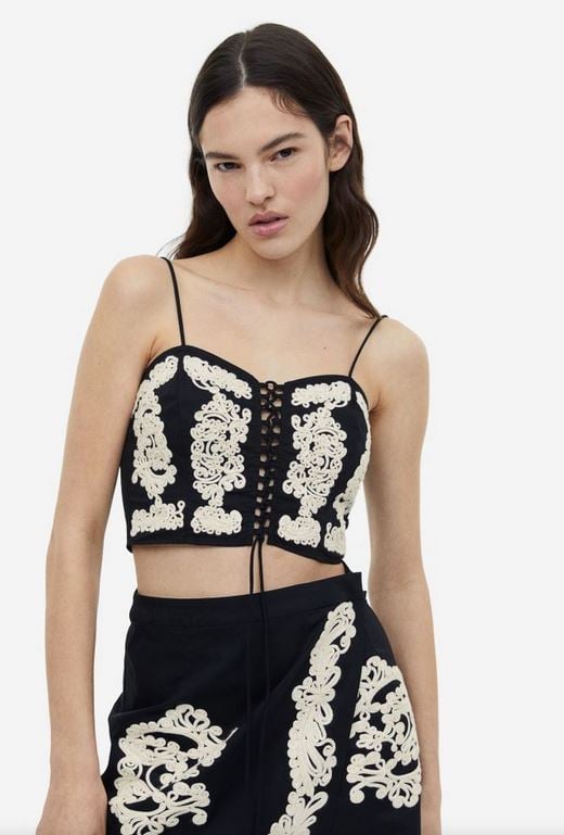 La influencer Roc&iacute;o Osorno lo peta con este top de H&M: elegante para una boda o comuni&oacute;n