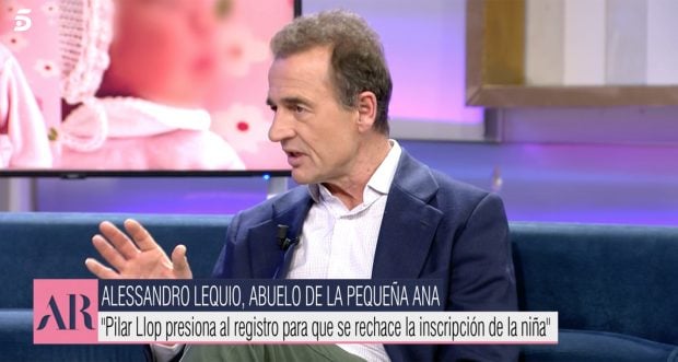 Alessandro Lequio en 'El programa de Ana Rosa' / Telecinco