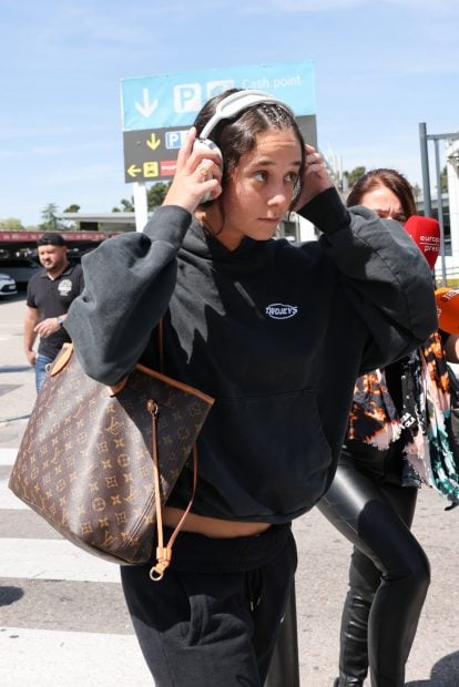 Victoria Federica llegando a Madrid / Gtres