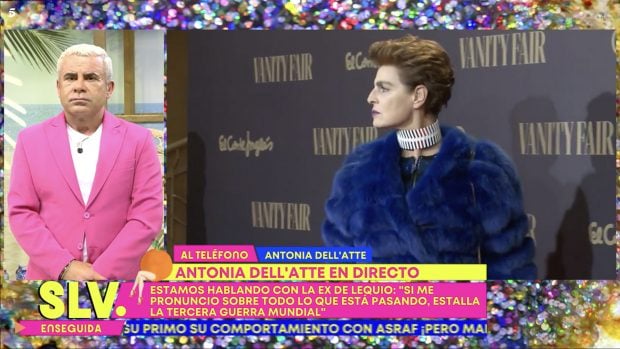 Antonia Dell'Atte en una llamada telef&oacute;nica con 'S&aacute;lvame'. / Telecinco