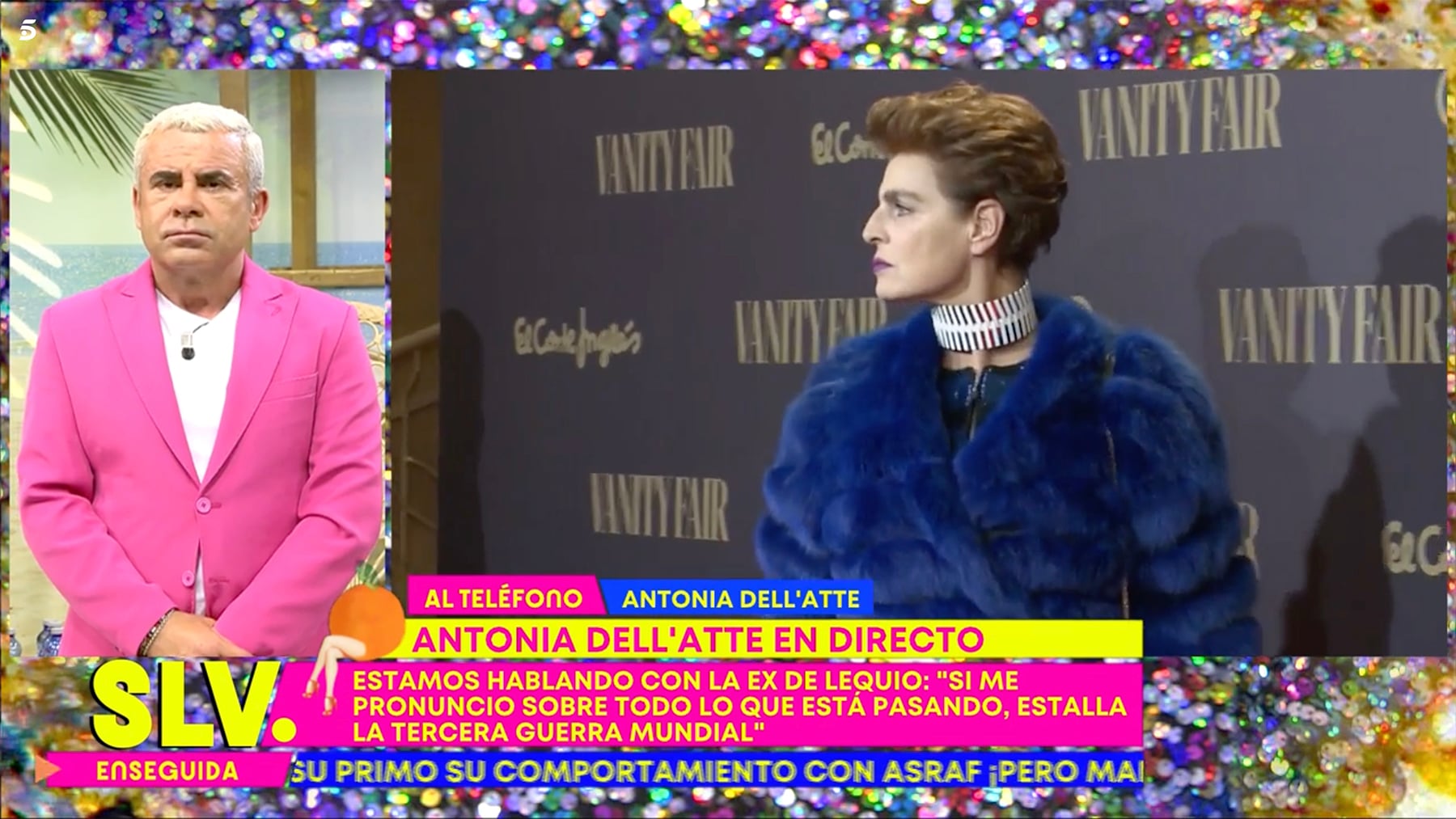 Antonia Dell'Atte en una llamada telef&oacute;nica con 'S&aacute;lvame'. / Telecinco