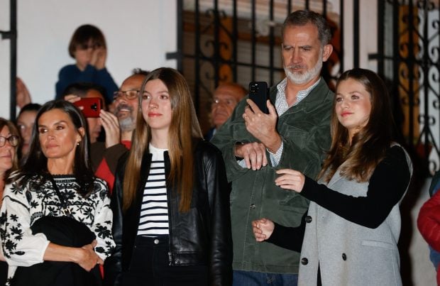 La Familia Real espa&ntilde;ola en Chinch&oacute;n. / Gtres