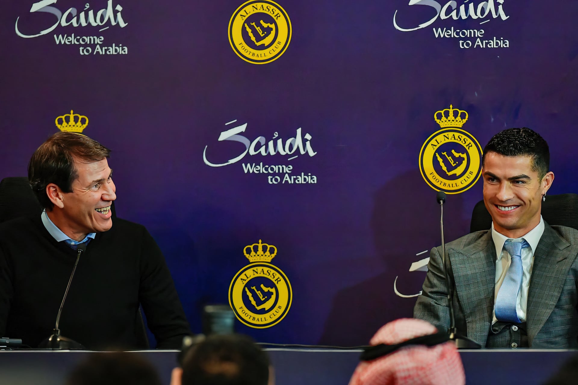 Cristiano Ronaldo y Rudi Garc&iacute;a