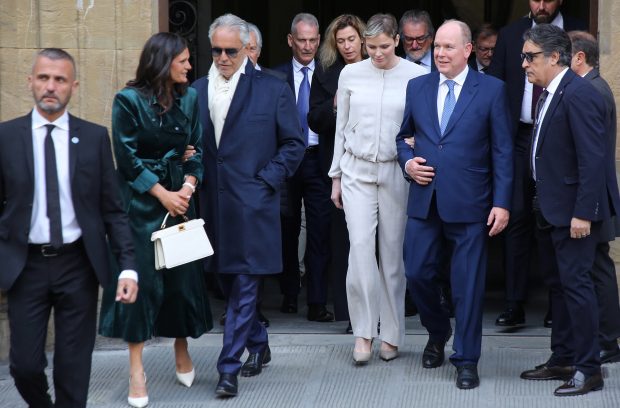 Alberto y Charlene de Mónaco reaparecen en Florencia / Gtres