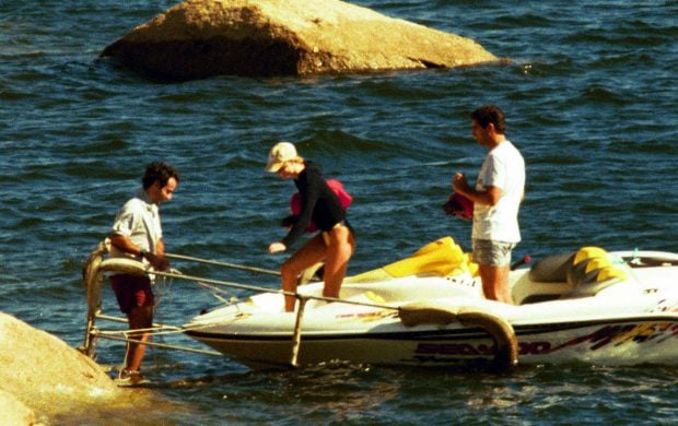 Eva Sannum en el Pantano de San Juan. / Gtres