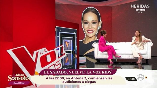Eva Gonz&aacute;lez y Sonsoles &Oacute;nega en 'Y ahora Sonsoles'. / Antena 3