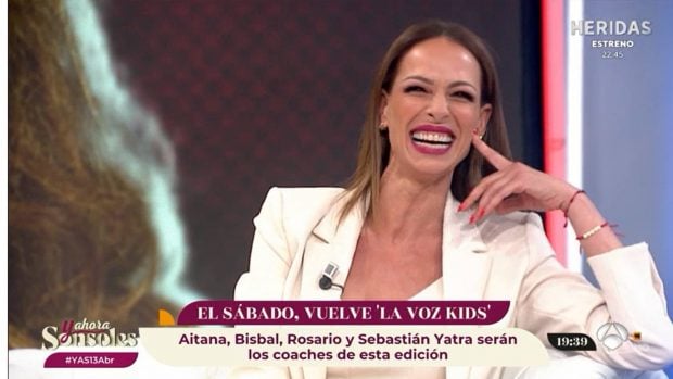 Eva Gonz&aacute;lez en 'Y ahora Sonsoles'. / Antena 3