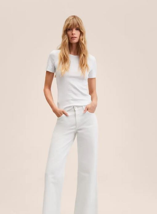 Mango Outlet tambi&eacute;n tiene nueva colecci&oacute;n: todo el mundo habla de sus vaqueros blancos