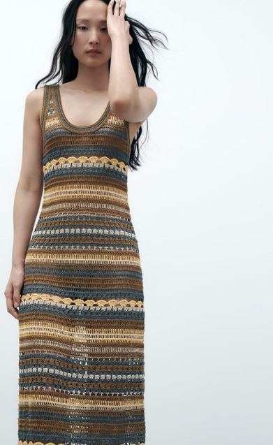 Los vestidos de crochet de Zara que no te vas a quitar esta primavera