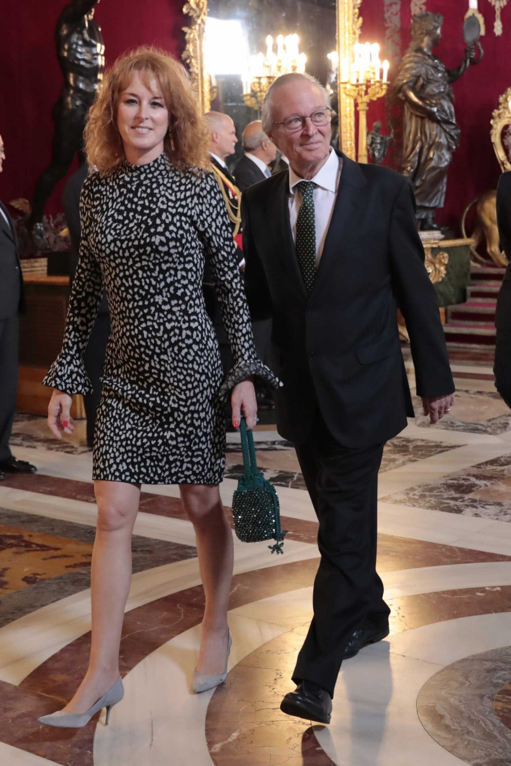 La periodista Gloria Lomana y Josep Piqu&eacute; en un acto / Gtres