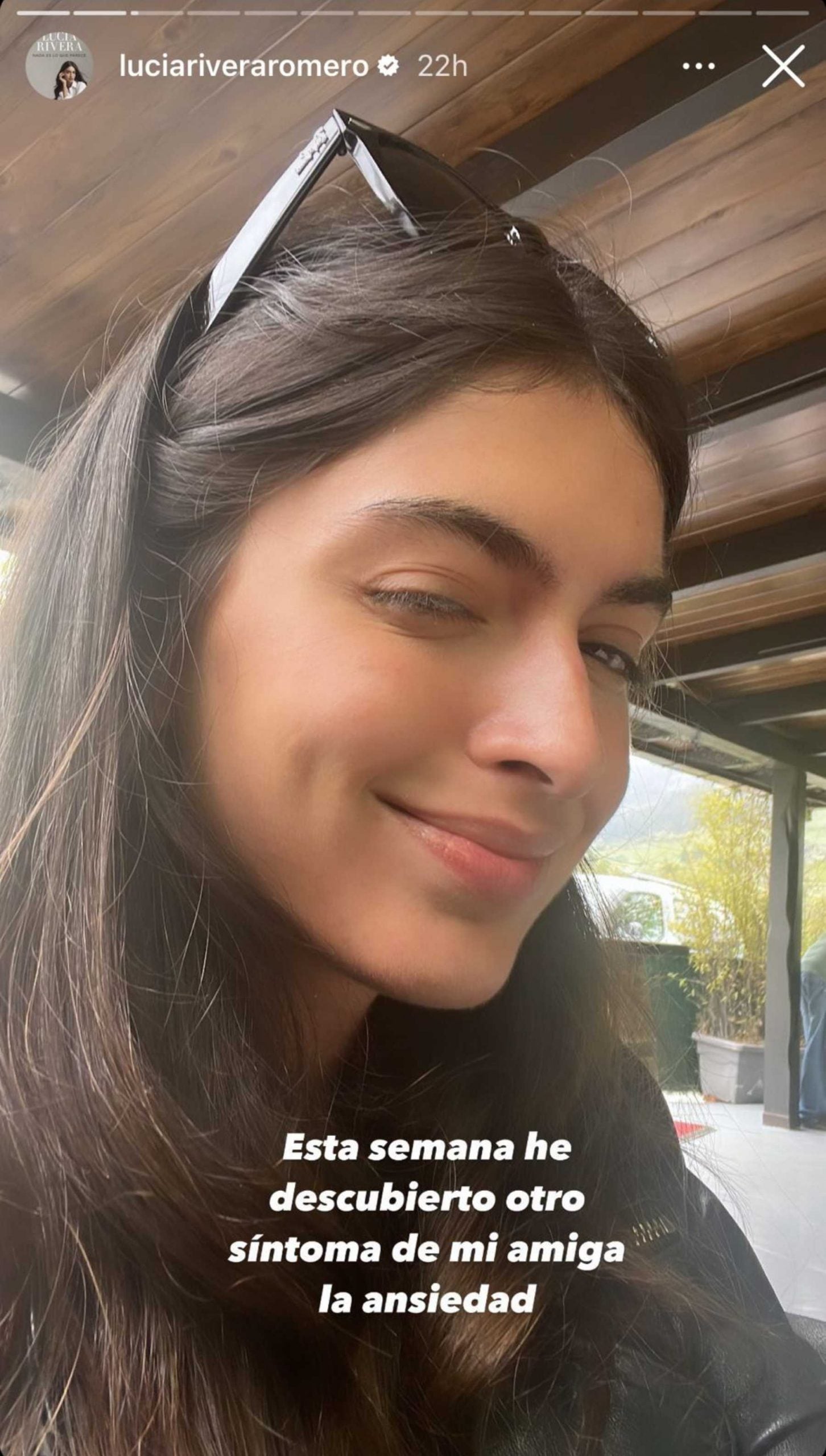 Stories de Instagram de Luc&iacute;a Rivera / Instagram 