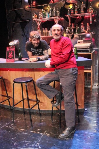 Jos&eacute; Luis Gil y Don Mauro durante la obra El Gran Favor / Gtres