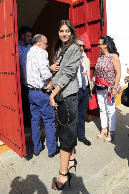 Rocío Crusset en la Feria de Sevilla. / Gtres