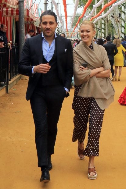 Marta Ortega y Carlos Torretta, en la Feria de Sevilla. / Gtres