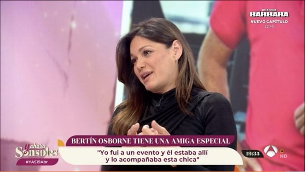 Fabiola Mart&iacute;nez en 'Y ahora Sonsoles'. / Antena 3