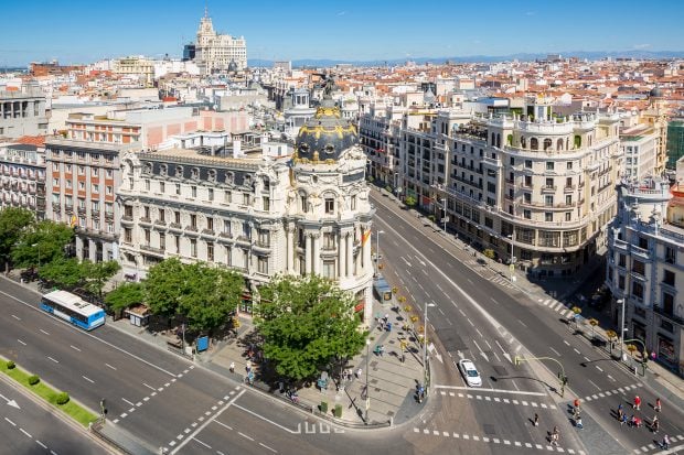 Vistas al centro de Madrid. / Gtres