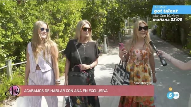 Ana Obreg&oacute;n y Susana Uribarri en Miami. / Telecinco