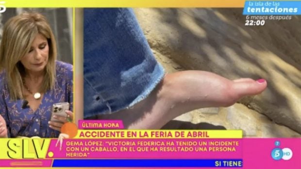 Gema López en 'Sálvame'. / Telecinco