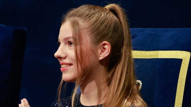 La infanta Sof&iacute;a con brackets / Gtres
