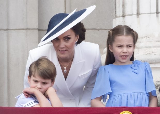 La princesa de Gales con su hijo menor, el pr&iacute;ncipe Luis. / Gtres